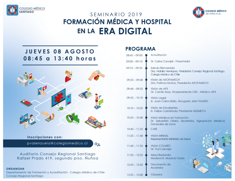 Seminario 2019 Formación Médica y Hospital en la Era Digital