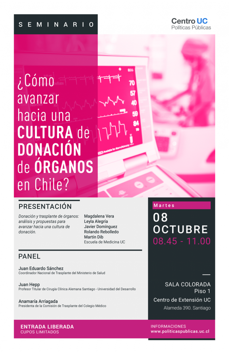 Seminario ¿Cómo avanzar hacia una cultura de donación de órganos en Chile?
