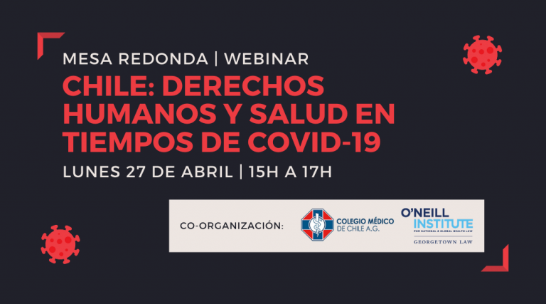 Webinar: «Chile: Derechos humanos y salud en tiempos de COVID-19»
